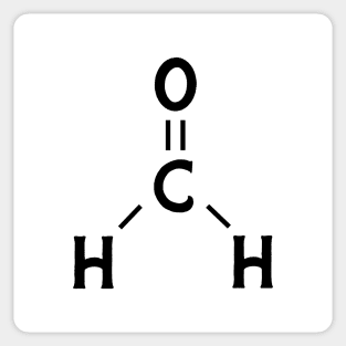 Mortician formaldehyde chemical formula Sticker